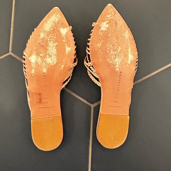 BCBGMAXAZRIA Tartina sandal braided straps pointed toe neutral beige - Picture 5 of 7